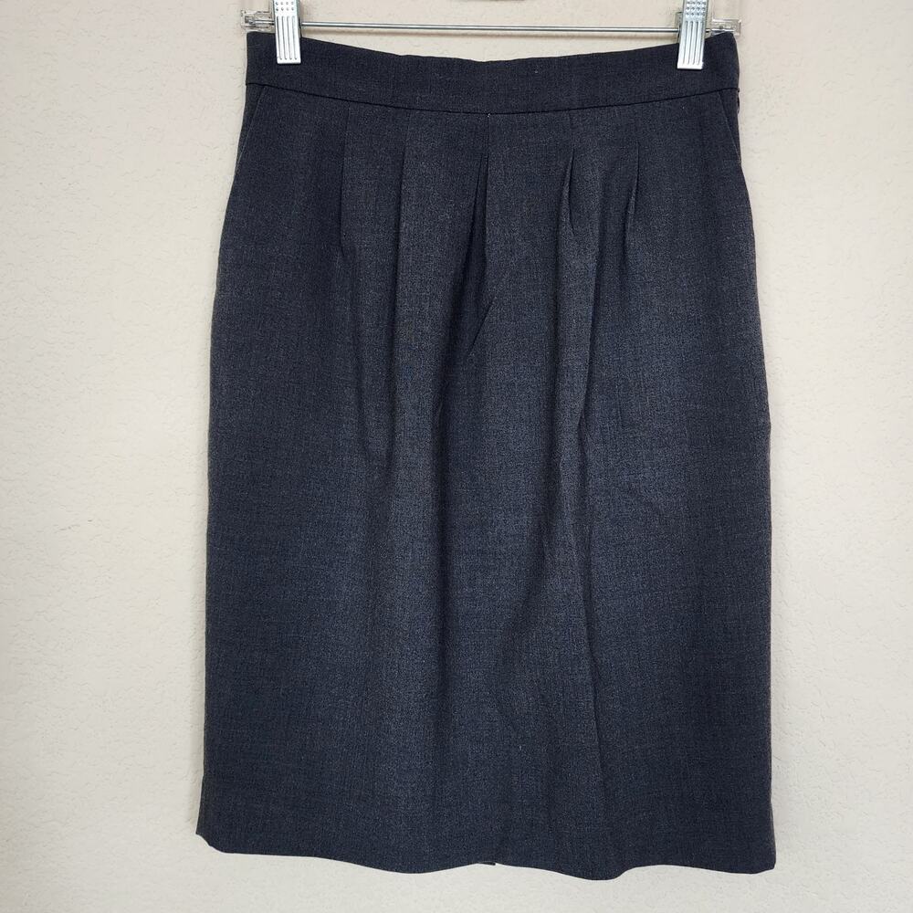 Ann Taylor Size 4 Dark Grey Gray Skirt